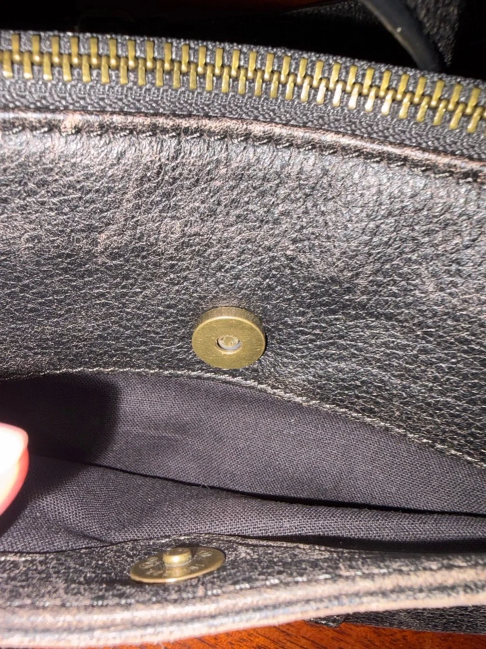 Andrew Marc Black Distressed Pebbled Leather Crossbody